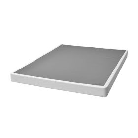 VEVOR Box Spring, Queen Size Bed Frame with Washable Fabric Cloth, Heavy Duty Metal Frame for Queen Bed, 5 in Mattress Foundation