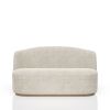 Cocoa and Ivory Banquette