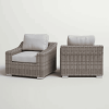 Fully Assembled Patio Chair with Cushions 2