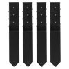 VEVOR Fence Post Anchor Repair Kit, 4 Pack Inner Diameter 3.5 x3.5 Inches Heavy Duty Steel Fence Post Support Stakes
