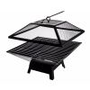 Square Small Fire Pit BBQ Party Portable Fire Pit