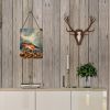 NEW Brook Trout Wall or Door Hanging Prints Aluminum Metal Sign Kitchen Wall Bar Bathroom Plaque Home Decor Front Door Plaque, 12x16, Multicolor