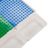 Multifunctional Rectangular Building Block Table - Red and Blue (with DIY Blocks)
