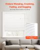 Mini Blinds 43.3" W x 48" H 1" Slat Cordless Light Filtering No-Drill Mini Blind