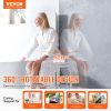 VEVOR Shower Chair for Inside Shower, 360 Degree Swivel Shower Seat, Adjustable Height Shower Stool