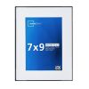 (6 pack) 7x9 Matted to 5x7 Front Loading Tabletop Picture Frame, Black