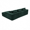 106.5" Modern Minimalist Modular Sectional Couch with Seat Cushion, Comfort L Shaped Sofa for Living Room, No Assembly Required