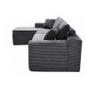 134" Modern Minimalist Modular Sectional Couch with Seat Cushion, Comfort L Shaped Sofa for Living Room, No Assembly Required