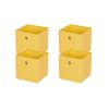 Collapsible Fabric Cube Storage Bins (10.5" x 10.5") 4 Pack