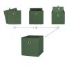 Collapsible Fabric Cube Storage Bins (10.5" x 10.5") 4 Pack
