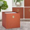 Collapsible Fabric Cube Storage Bins (10.5" x 10.5") 4 Pack