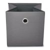 Collapsible Fabric Cube Storage Bins (10.5" x 10.5") 4 Pack