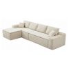 134" Modern Minimalist Modular Sectional Couch with Seat Cushion, Comfort L Shaped Sofa for Living Room, No Assembly Required