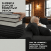 106.5" Modern Minimalist Modular Sectional Couch with Ottoman, Comfort L Shaped Sofa for Living Room, No Assembly Required