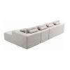 134" Modern Minimalist Modular Sectional Couch, Comfort L Shaped Sofa for Living Room, No Assembly Required