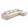 134" Modern Minimalist Modular Sectional Couch with Seat Cushion, Comfort L Shaped Sofa for Living Room, No Assembly Required