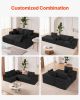 VEVOR Modular Sectional Sofa, L Shaped Modular Sofa with Chaise, Cloud Sectional Couch with High Rebound Sponge and Density