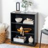 3-Shelf Bookcase with Adjustable Shelves