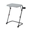 Adjustable Folding TV Tray With Cup Holder 20.87"W x 14.76"D x 27.76"H